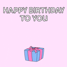 a birthday card with a tiger in a box of popcorn and the words happy birthday to you