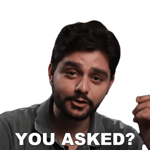 You Asked Ignace Aleya Sticker - You Asked Ignace Aleya Whats Your Question Stickers