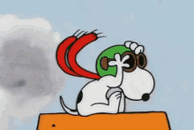 Snoopy Red Baron GIF - Snoopy Red Baron Fist GIFs