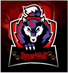 Hyper Wolf GIF - Hyper Wolf Logo GIFs