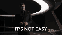 Its Not Easy Neil Degrasse Tyson GIF - Its Not Easy Neil Degrasse Tyson Cosmos GIFs