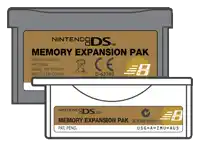 a nintendo ds lite memory expansion pak cartridge