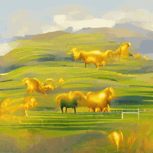 Golden Pastures Virtualdream GIF - Golden Pastures Virtualdream Art GIFs