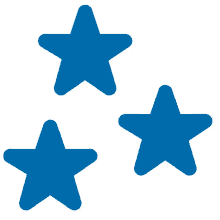 blue stars