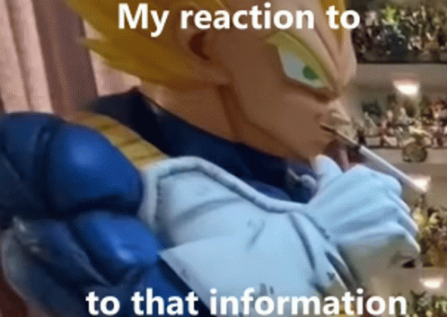 My Reaction To That Information Majin GIF - My Reaction To That