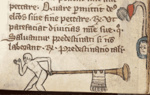 Butt Trumpet Medieval GIF - Butt Trumpet Medieval Medieval Manuscript GIFs