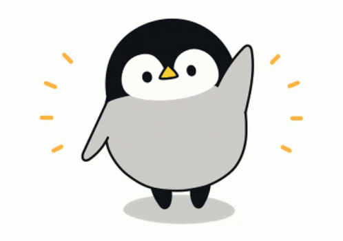 Penguin Hi Sticker - Penguin Hi Bye - Descubre y comparte GIF