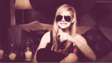 Avril Lavigne Hairflip GIF