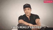 I Was Really Excited Bobby Deol GIF - I Was Really Excited Bobby Deol Pinkvilla GIFs