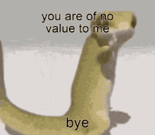 Bye No Value GIF - Bye No Value Dungeoncord GIFs