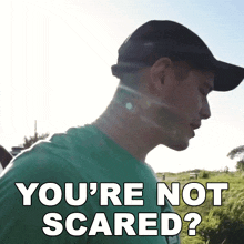 Youre Not Scared Tommy G Mcgee GIF