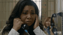 Crying On The Phone GIF - Crying On The Phone Upset GIFs