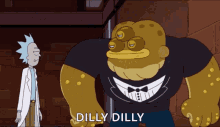 rick and morty fist bump dilly dilly friends