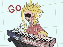 Suck A Dick All Might GIF - Suck A Dick All Might Playing Piano GIFs
