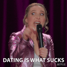Dating Is What Sucks Taylor Tomlinson GIF - Dating Is What Sucks Taylor Tomlinson Taylor Tomlinson Have It All GIFs