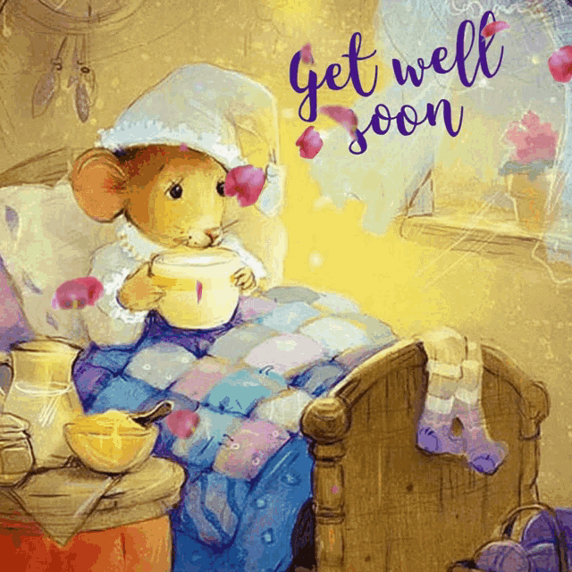 Get Well Soon Cute GIF - Get Well Soon Cute Teddy Bear - Discover