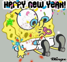 Baby New Year Happy New Year GIF - Baby New Year Happy New Year Spongebob GIFs