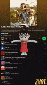 arabic afro house mix by rex stax is being played
