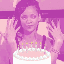 Rihanna Cake GIF - Rihanna Cake Birthday GIFs