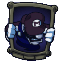 Beta Mario Right Pose Sticker