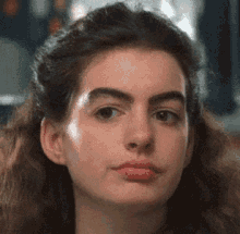 Me Trying To Flirt GIF - Annehathaway Eyebrows GIFs