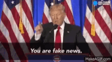 president trump fake news you are fake news
