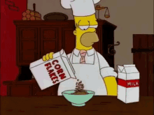 Fire! GIF - The Simpsons Homer Cereal GIFs