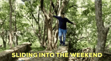 Sliding In Sliding Into The Weekend GIF - Sliding In Sliding Into The Weekend Weekend Vibes GIFs