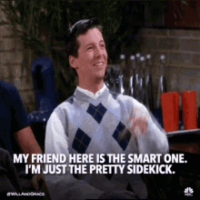 Sean Hayes Will And Grace GIF - Sean Hayes Will And Grace Finger Point GIFs