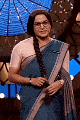 Crossdresser Woman In Saree GIF