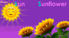 s for sun sun sunflower gif kids