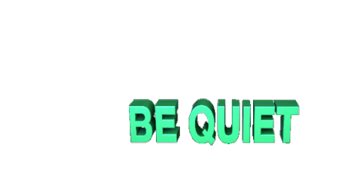 Be Quiet Silent Sticker - Be Quiet Silent Silence Stickers