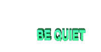 Be Quiet Silent Sticker - Be Quiet Silent Silence Stickers