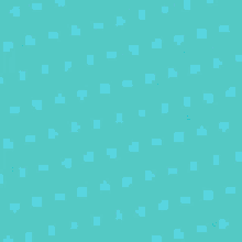 a pixel art easter greeting card with a purple monster and a bunny