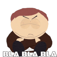 Bla Bla Bla Eric Cartman Sticker - Bla Bla Bla Eric Cartman South Park Stickers
