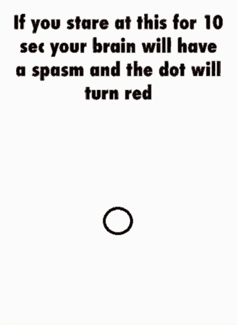 optical illusions stare at dot