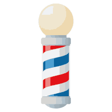 barber pole objects joypixels barbershop haircutting