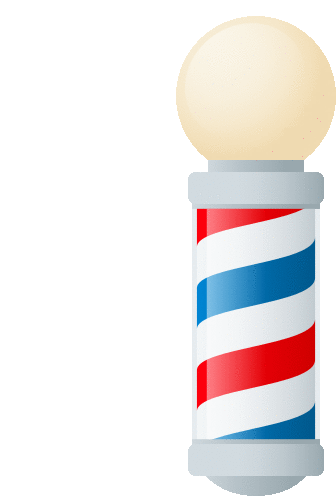 Barber Pole Objects Sticker - Barber Pole Objects Joypixels Stickers