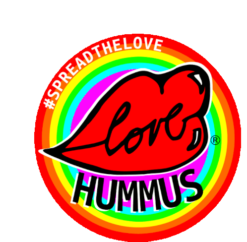Spread The Love Love Hummus Sticker - Spread The Love Love Hummus Lgbt Stickers
