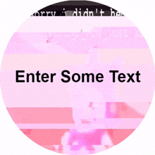 text enter