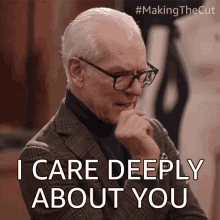 I Care Deeply About You Tim Gunn GIF - I Care Deeply About You Tim Gunn Making The Cut GIFs