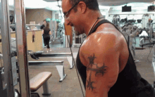 Chris Mazzella Triceps Pushdown GIF
