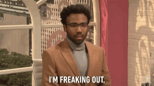 Im Freaking Out Freak Out GIF - Im Freaking Out Freak Out Donald Glover GIFs