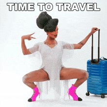 Time To Travel Angeria Paris Vanmicheals GIF