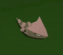 a pixel art drawing of a lizard with a triangle head