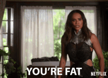 Youre Fat Lesley Ann Brandt GIF - Youre Fat Lesley Ann Brandt Mazikeen GIFs