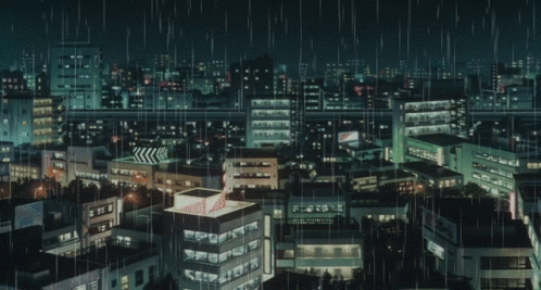 Anime Rain GIF - Anime Rain Raining Outside - Discover & Share GIFs