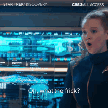 Oh What The Frick Ensign Sylvia Tilly GIF - Oh What The Frick Ensign Sylvia Tilly Christopher Pike GIFs