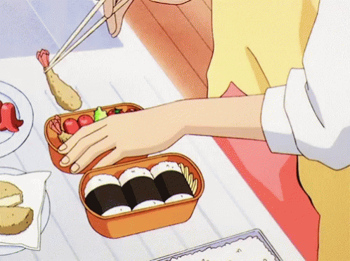 Anime Lunch Box  GIF on Imgur