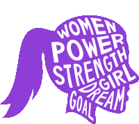 Women Power Strength Sticker - Women Power Strength Girl Stickers